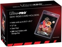 Ultra Pro Semi-Rigid Card Holders 1/2" Lip - 200ct