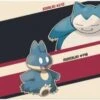 Ultra Pro Pokemon Snorlax & Munchlax Playmat -CardGameMania sm20playmat