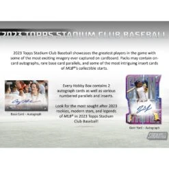 2023 Topps Stadium Club MLB Baseball COMPACT Box