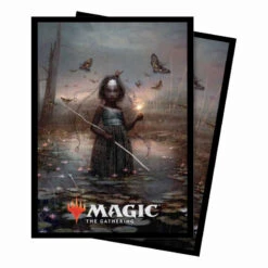 Ultra Pro Standard Size MTG Commander 2018 Sleeves - "Aminatou, The Fateshifter" - 100ct