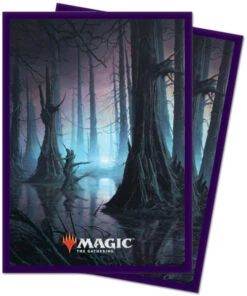Ultra Pro Standard Size MTG Unstable Lands Sleeves - "Swamp" - 100ct